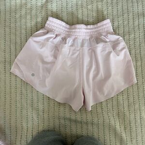 Lululemon Athletica Light Pink Athletic Shorts